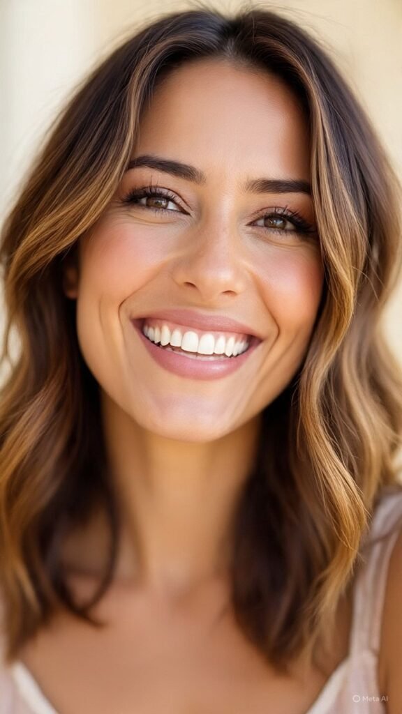 Golden Brown Highlights