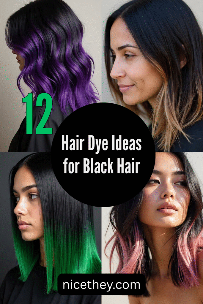 Hair Dye Ideas for Black Hair