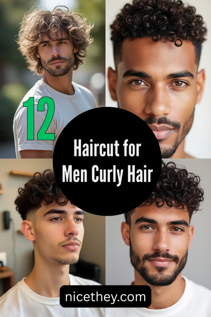 Haircut for Men Curly Hair