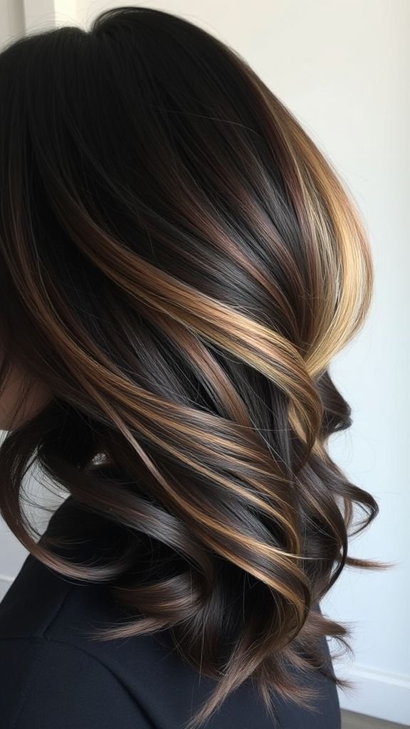 Honey Blonde Peekaboo Highlights