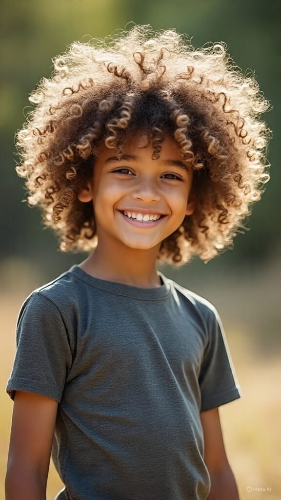 Long Curly Mop Top