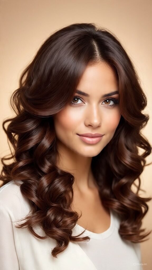 Long Hair with Layers and Curls