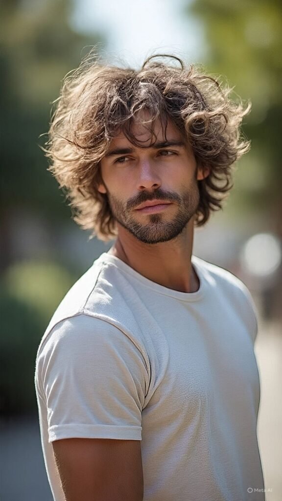 Messy Curly Shag