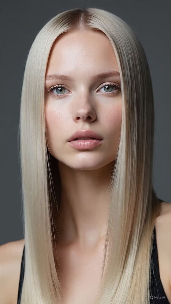 Silver and Grey Underneath Blonde Hair