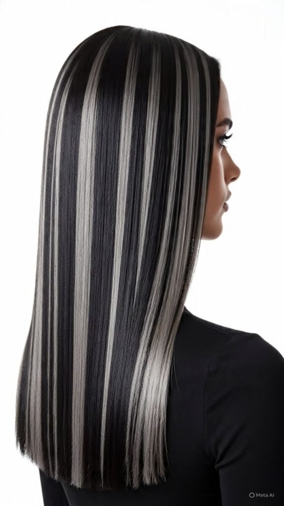 Silver or Gray Highlights