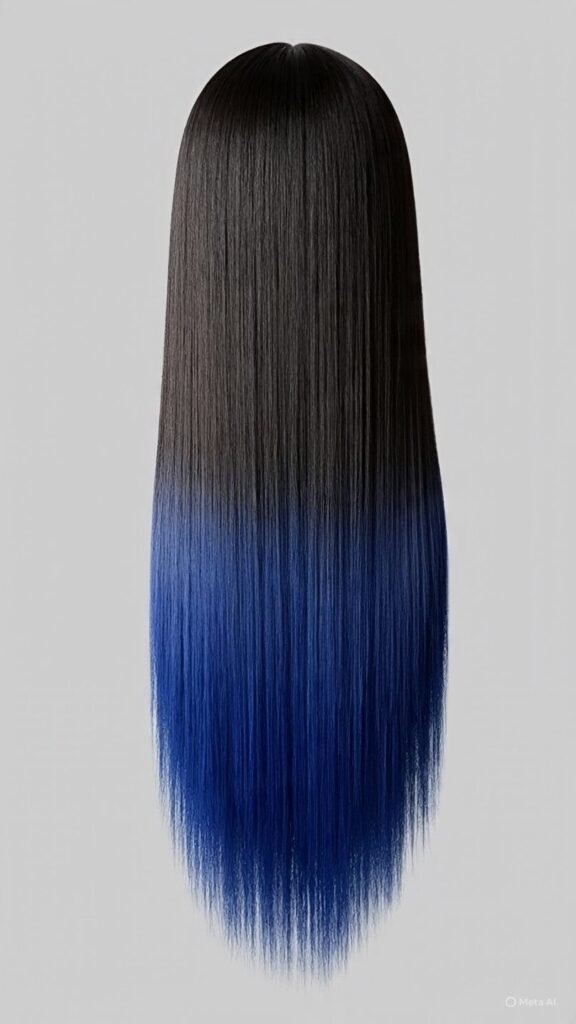 Smoky Blue Ombre