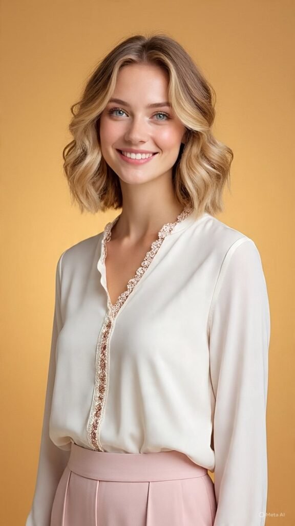 Soft Rose Gold Peekaboo