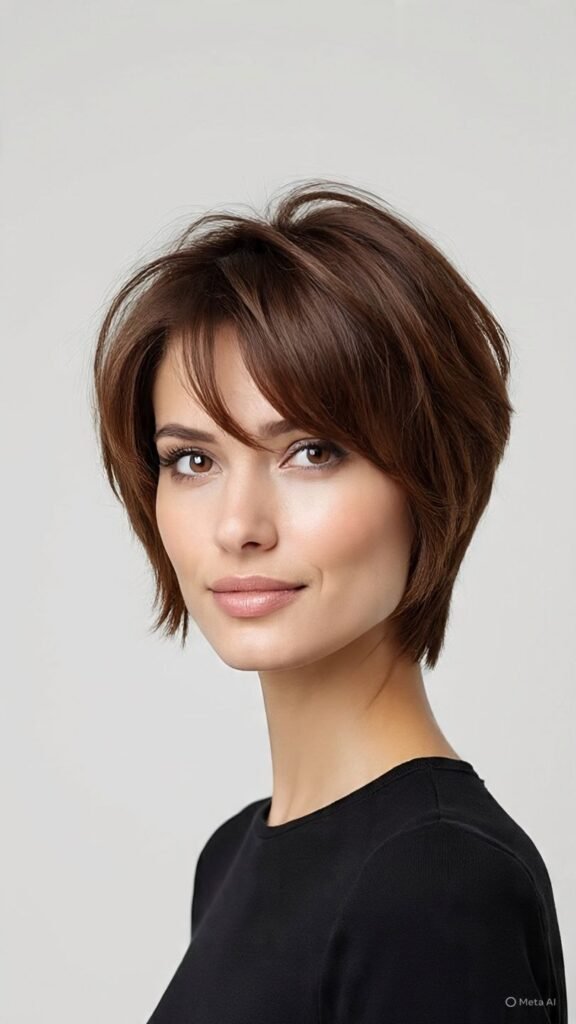 Stacked Pixie Bob for Volume
