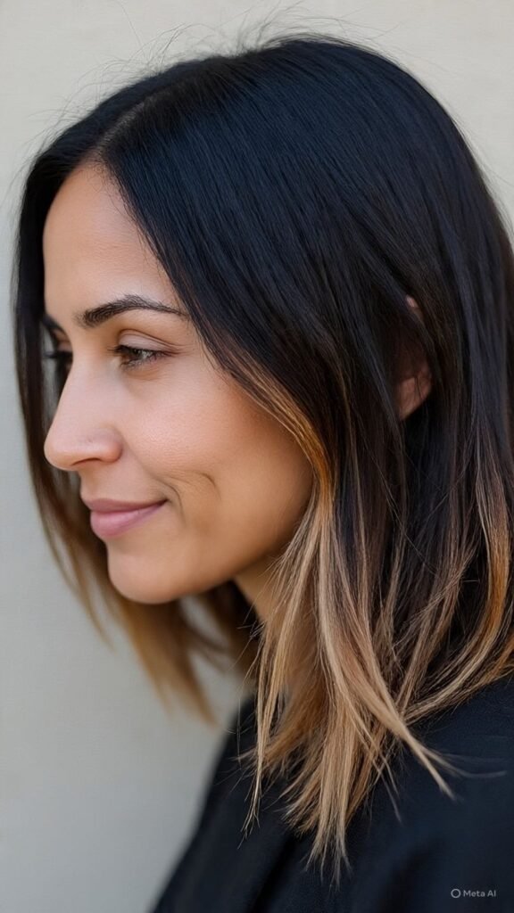 Subtle Brown Highlights