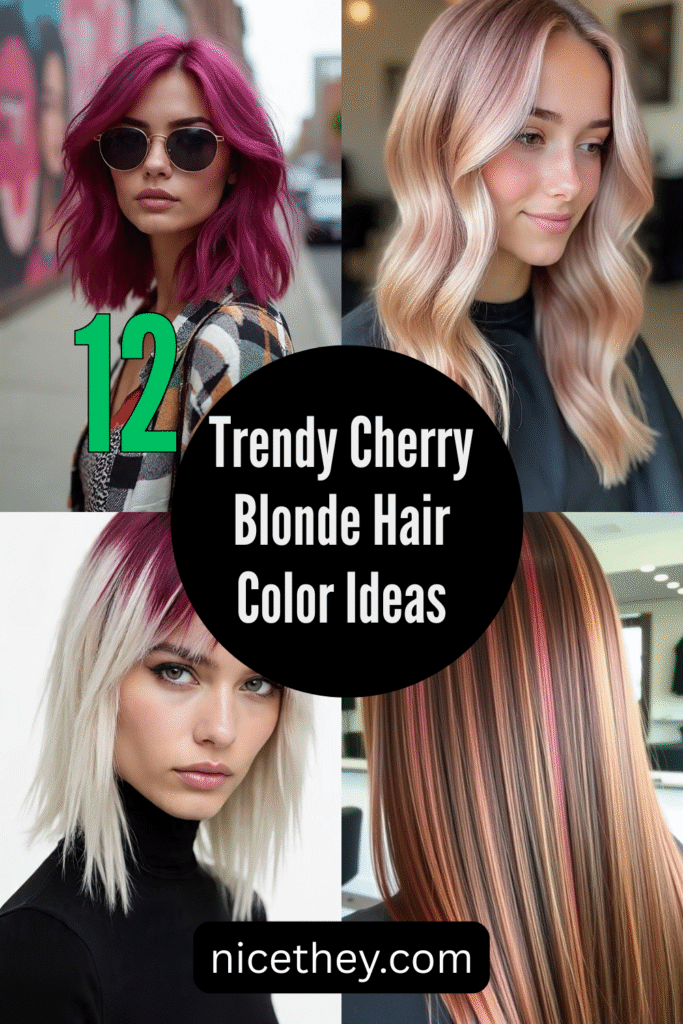 Trendy Cherry Blonde Hair Color Ideas