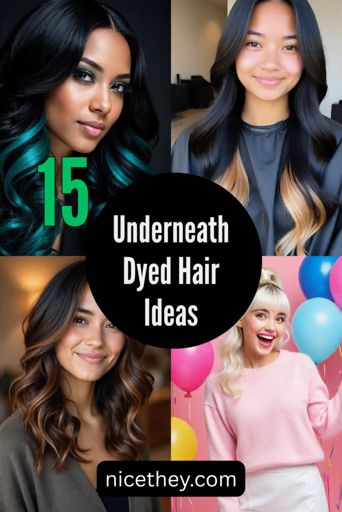 Underneath Dyed Hair Ideas