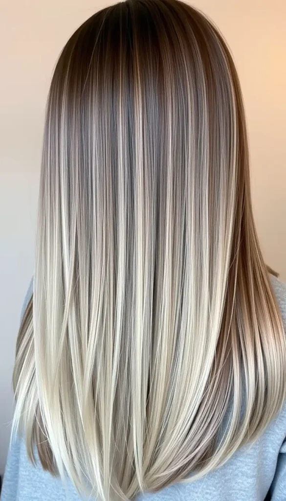 Ash Brown Lowlights for Cool Brunettes