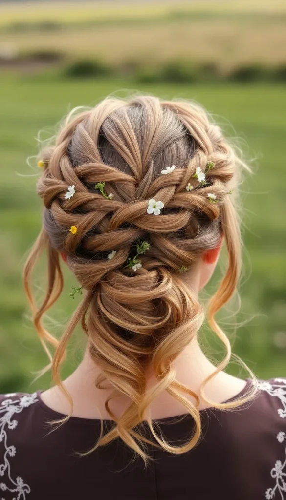 Bohemian Braided Updo