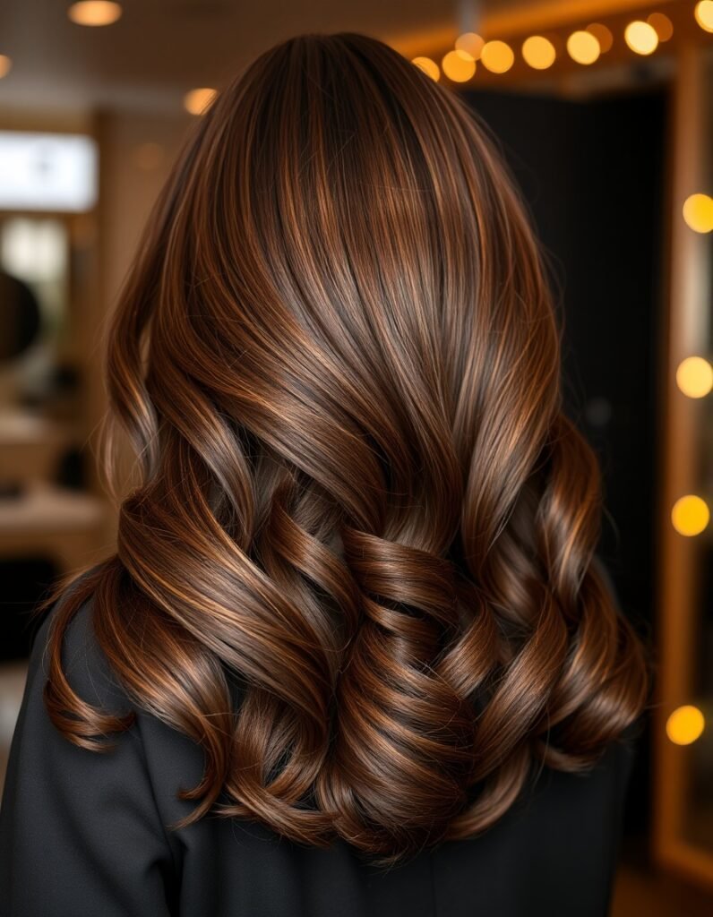 Bronze Highlights for a Metallic Shine