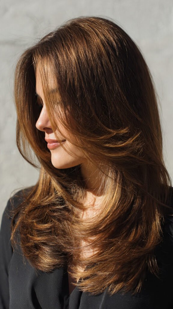 Caramel Melt on Brown Hair