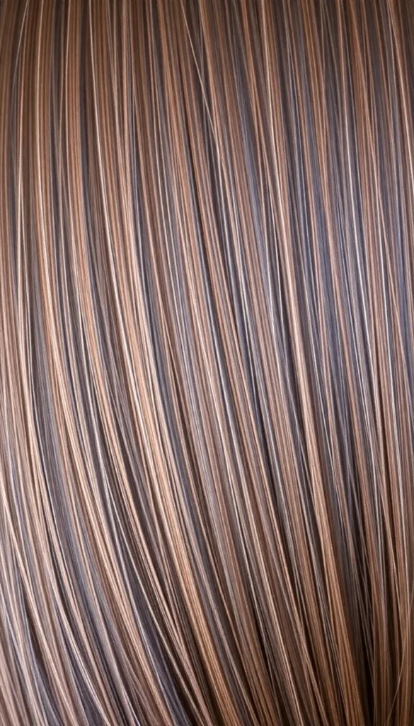 Chocolate Brown with Subtle Highlights