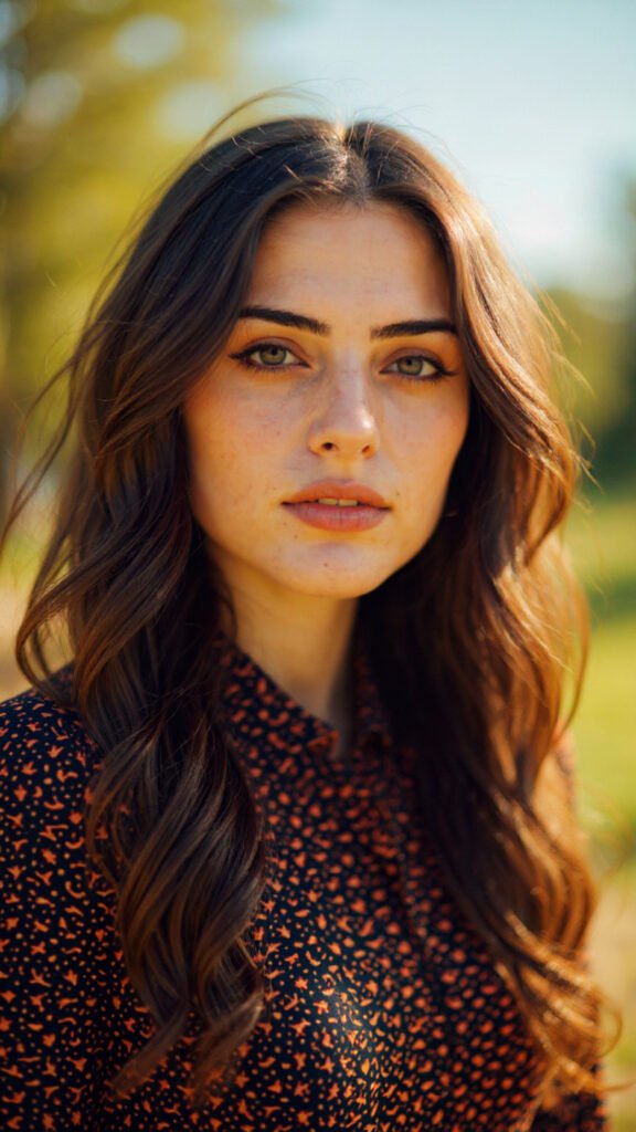 Classic Caramel Highlights on Chocolate Brown