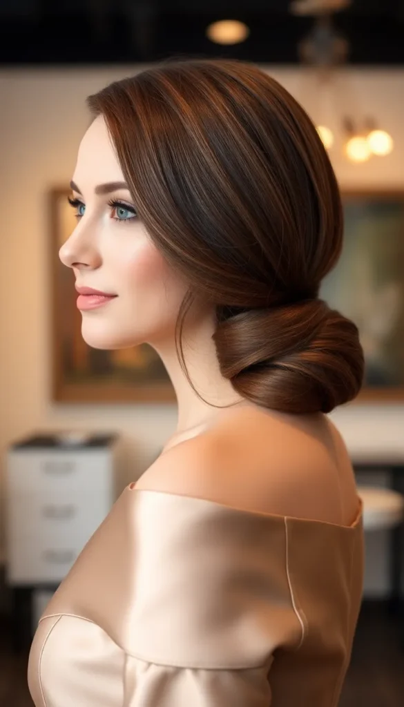 Classic Low Chignon
