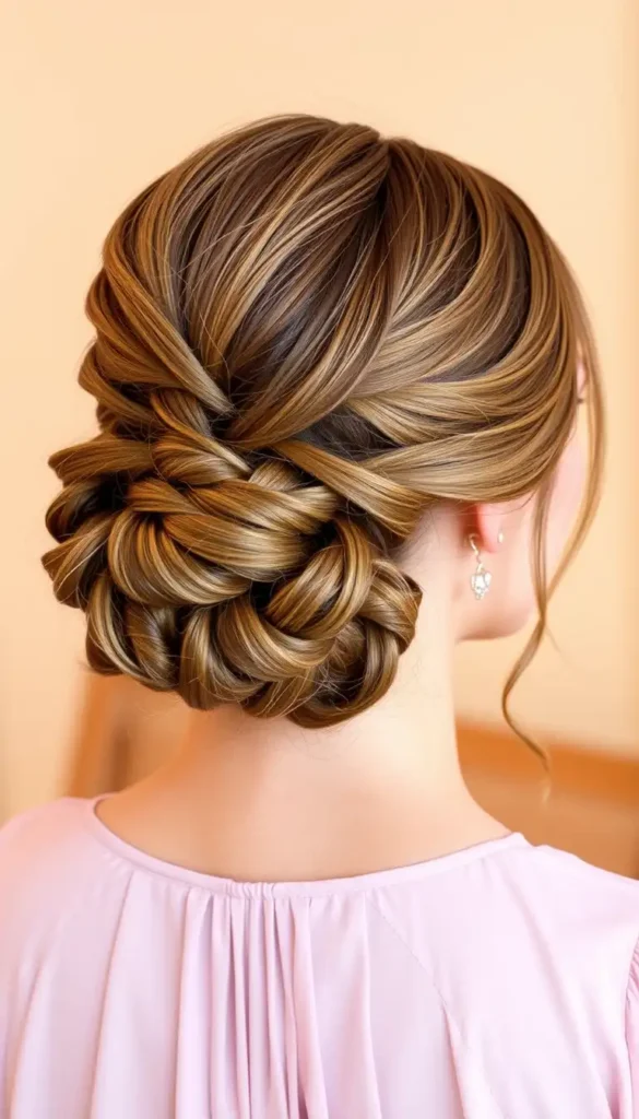 Double Braided Updo