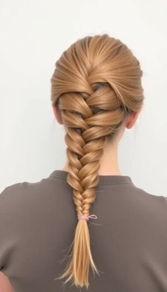 Fishtail Braided Bun