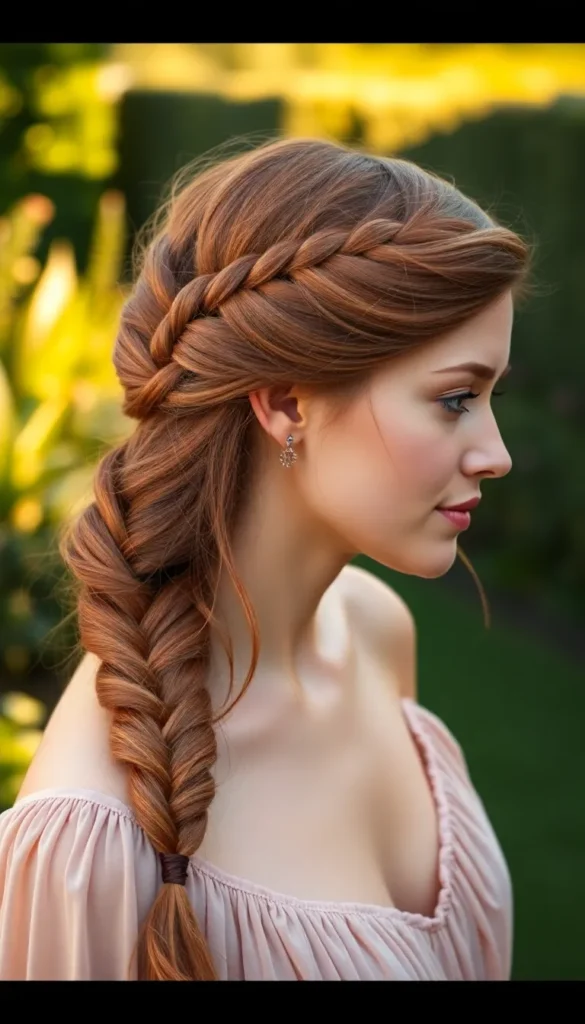 Fishtail Braided Updo