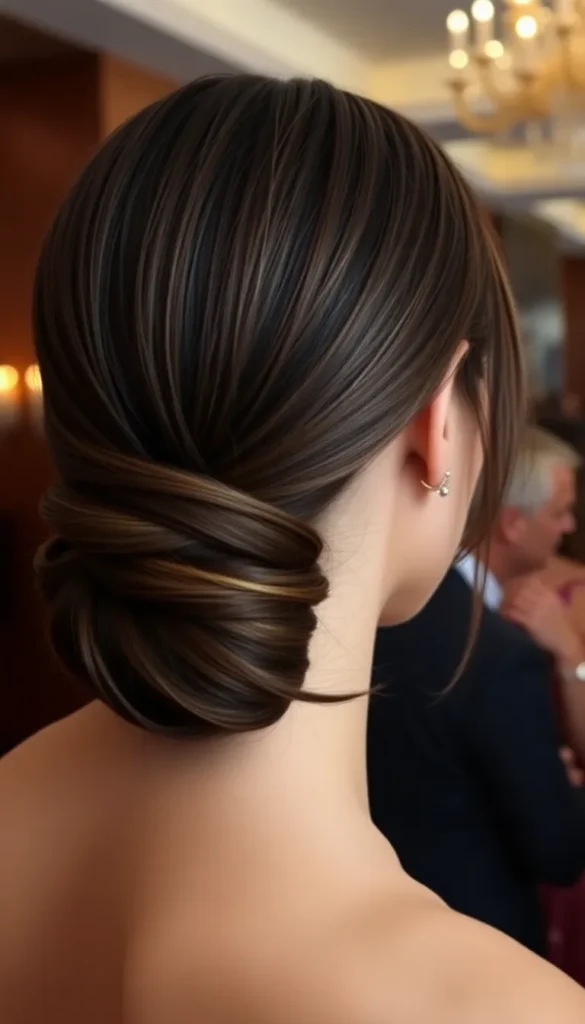 French Twist with a Modern Touch