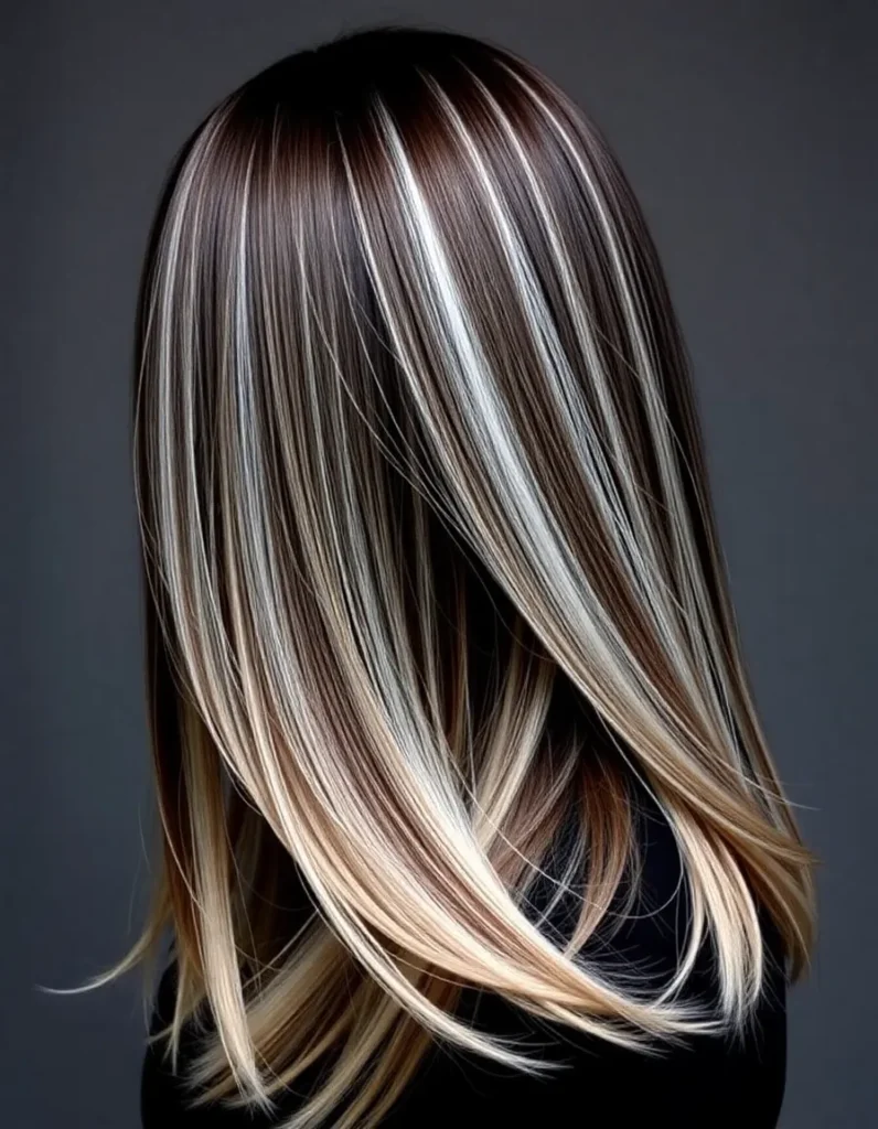 Platinum Blonde Highlights for Contrast