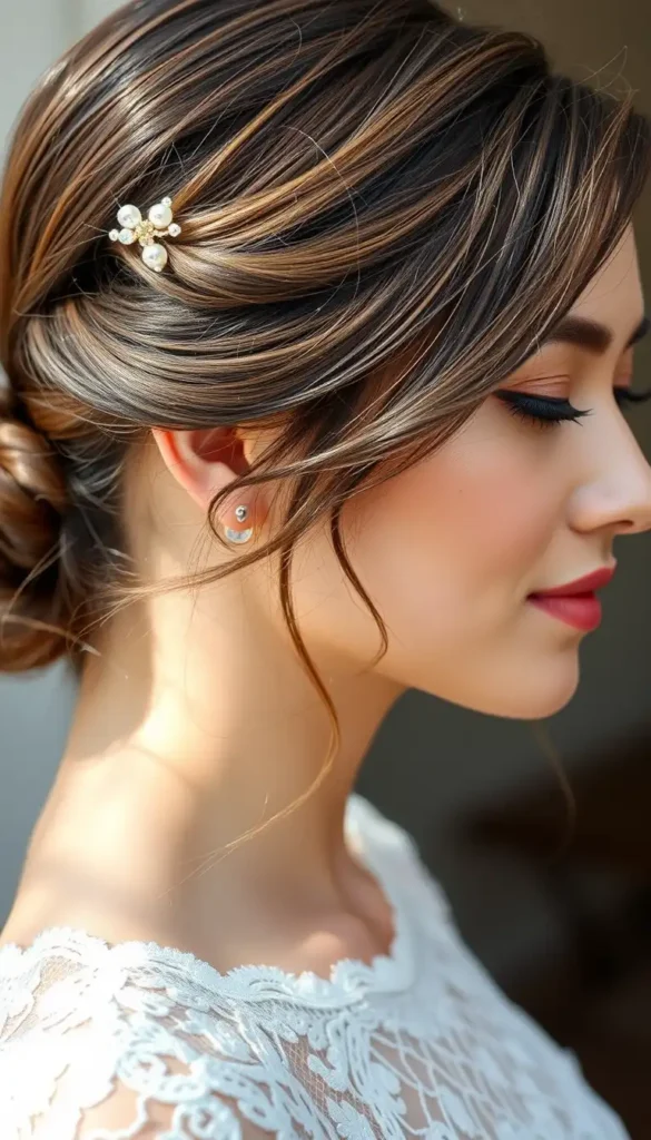 Soft Low Chignon