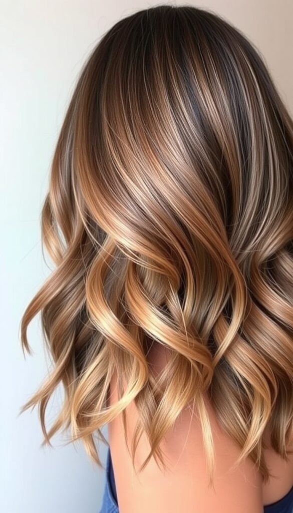 Subtle Balayage with Lowlights