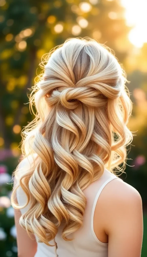 Waterfall Twist Updo