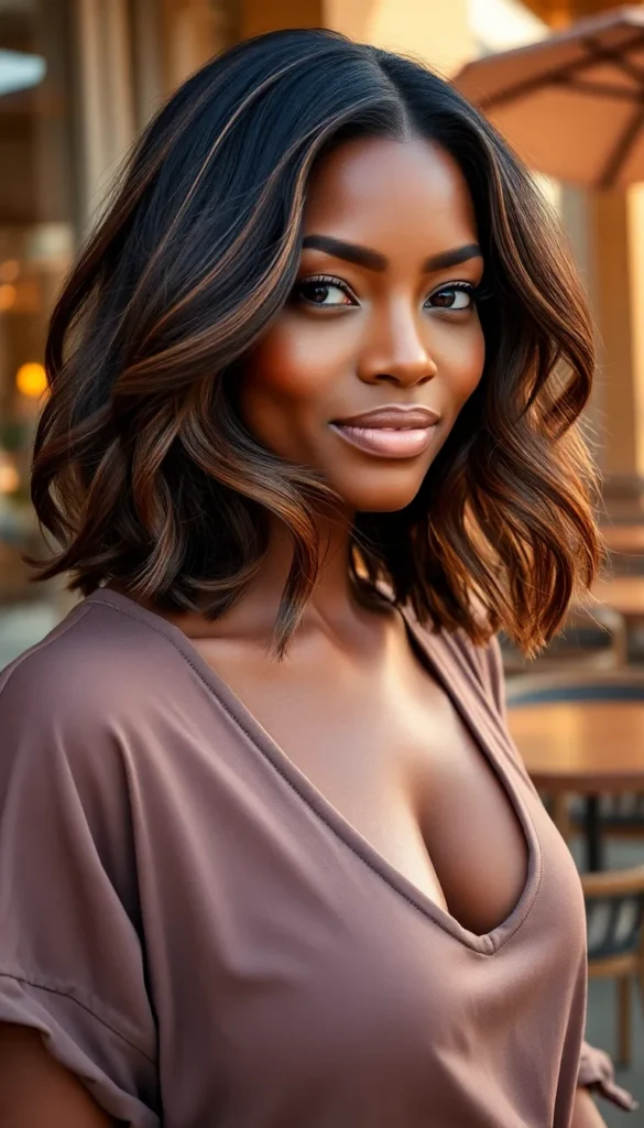 Wavy Bob (Lob Style)