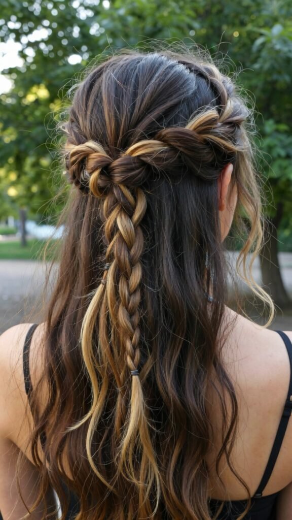Boho Braided Ponytail