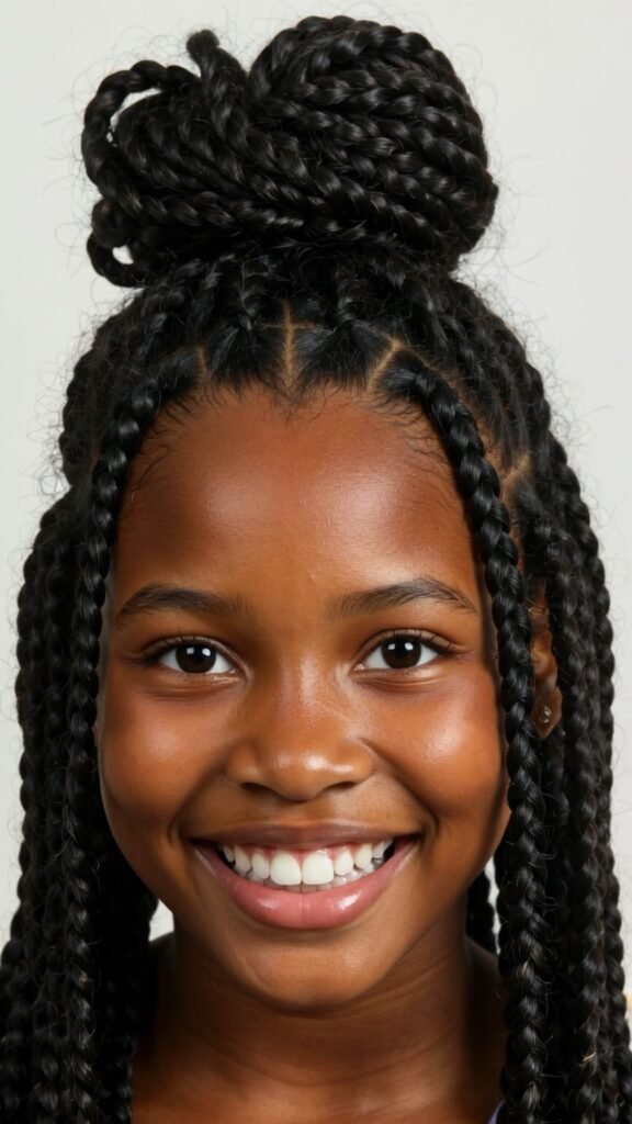 Classic Cornrow Ponytail