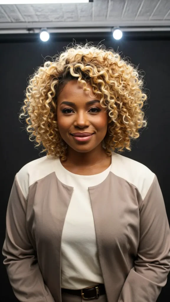 Curly Blonde Wig or Weave