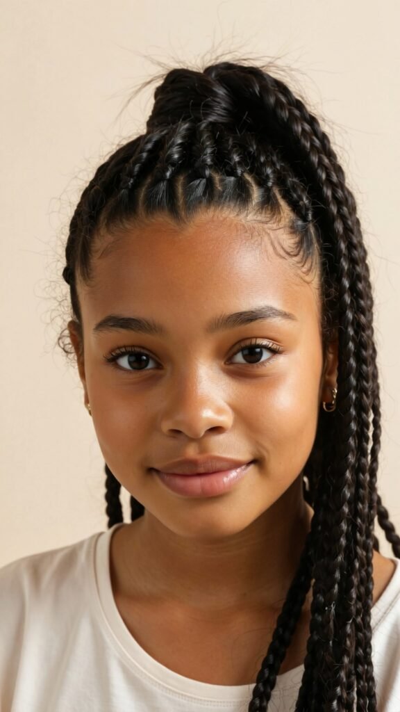 Feed-In Braided Ponytail