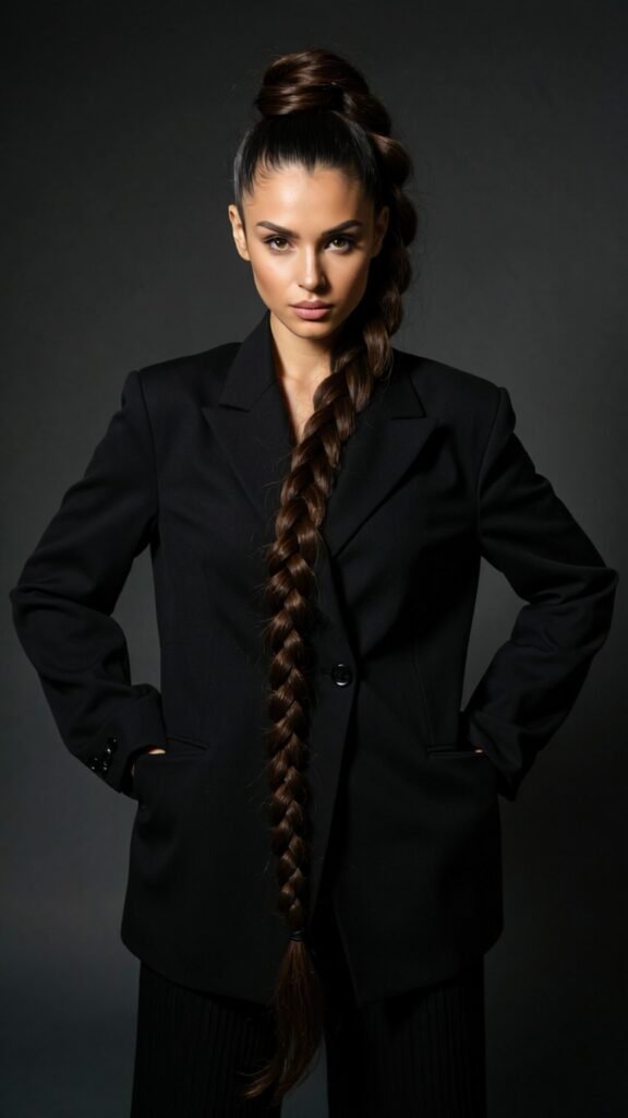 Feed-In Braided Ponytail