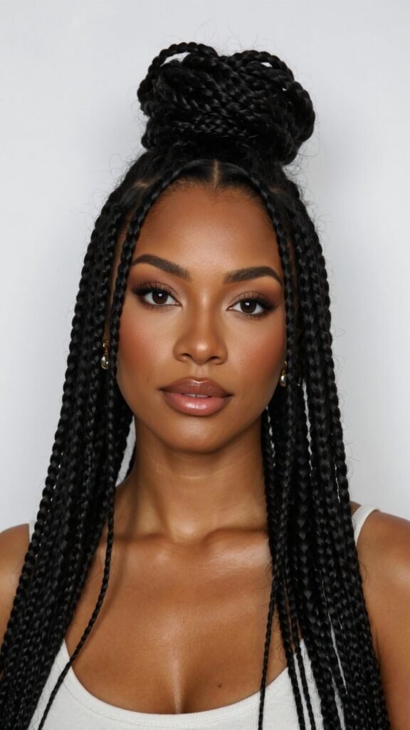 Knotless Braided Ponytail