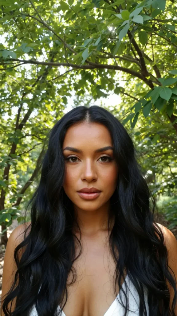 Long Free-Flowing Locs