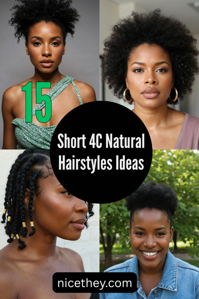 Short 4C Natural Hairstyles Ideas