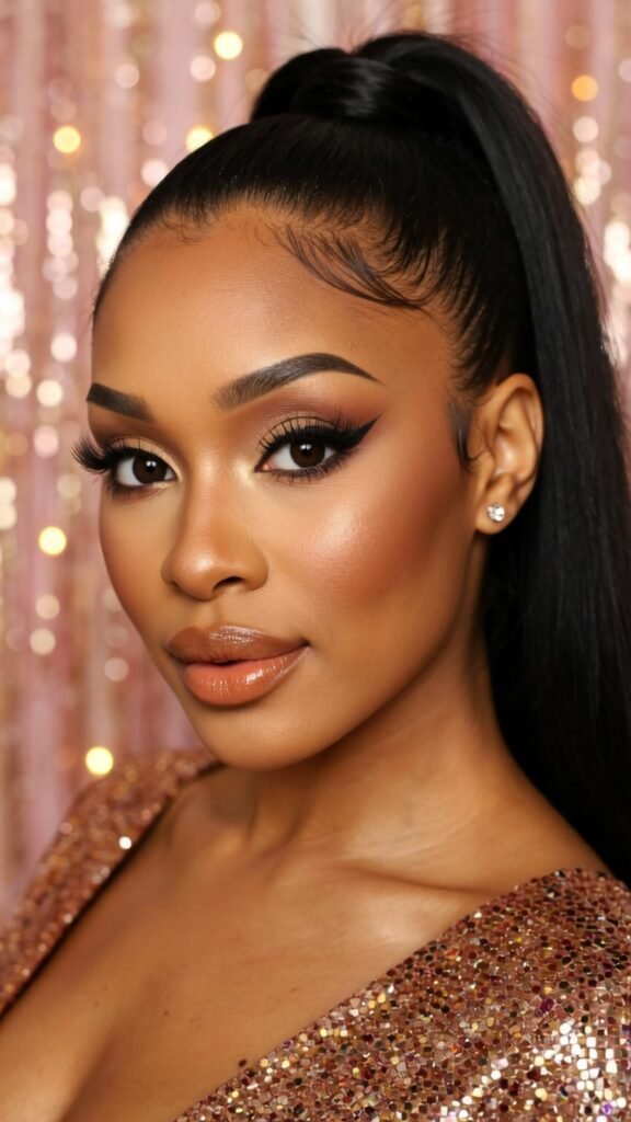 Sleek High Ponytail – Bold, Polished, and Chic