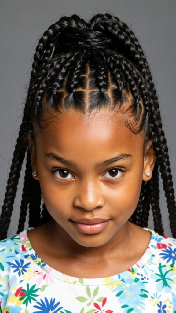 Stitch-Braid Ponytail