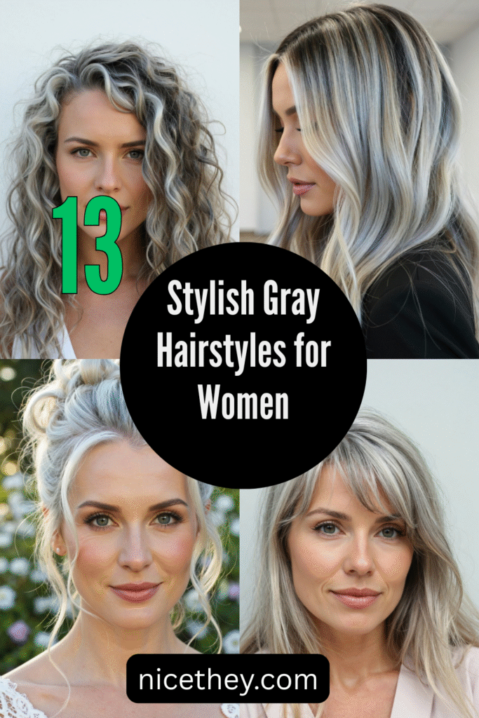 Stylish Gray Hairstyles for Women