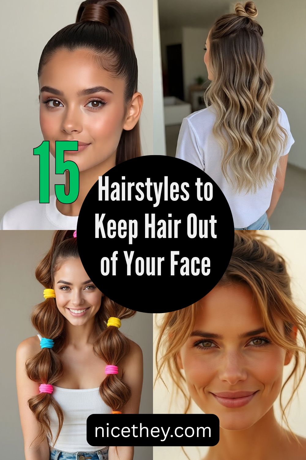 15 Hairstyles to Keep Hair Out of Your Face Easy Hairstyles You’ll Love