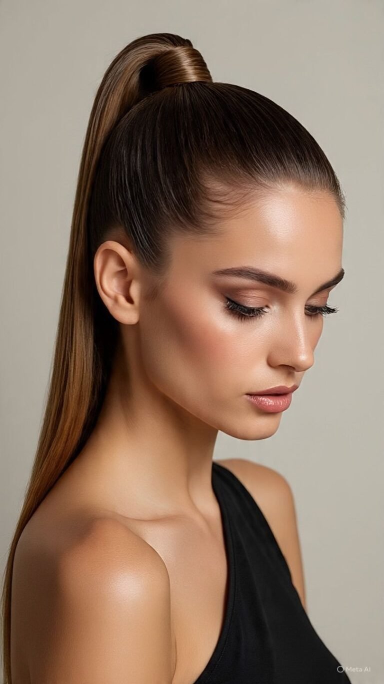 Sleek High Ponytail