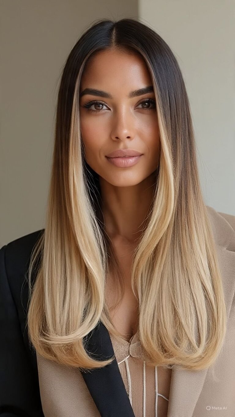 Beige Blonde Balayage
