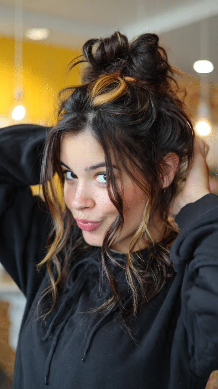 Brown Peekaboo Highlights