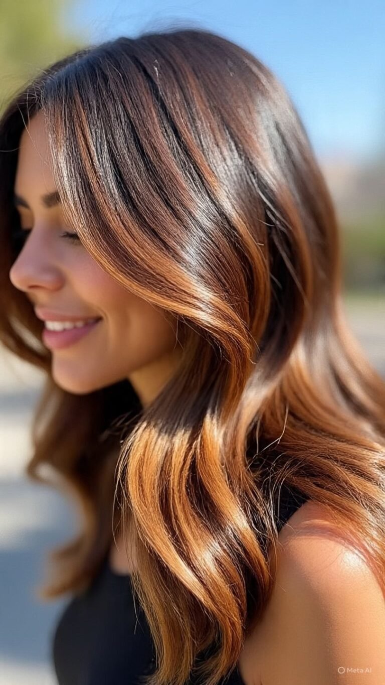 Golden Brown All-Over Color