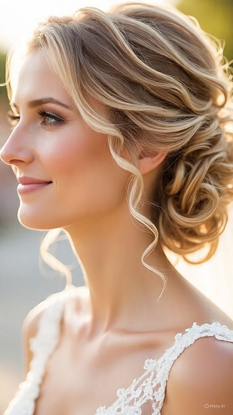 Low Textured Chignon