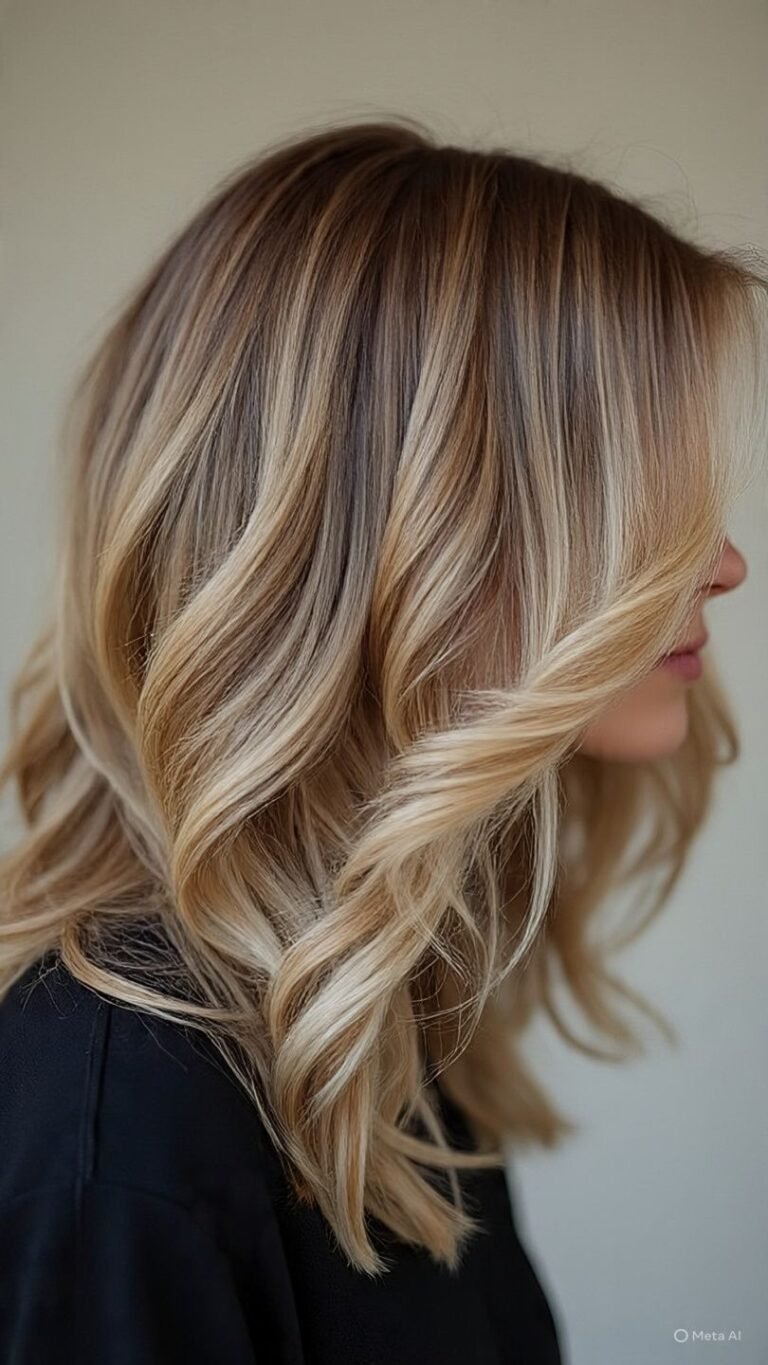 Medium Blonde with Lowlights