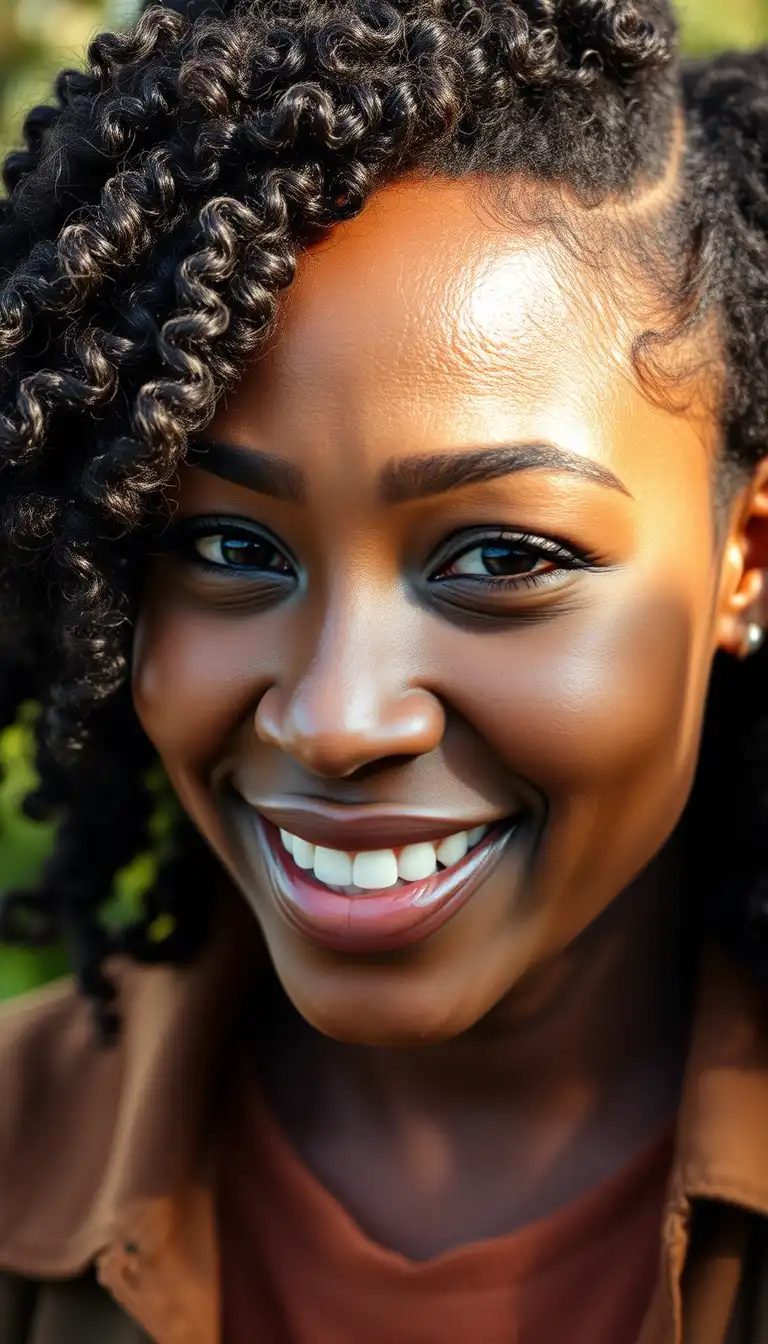 Curly Bob with Volume